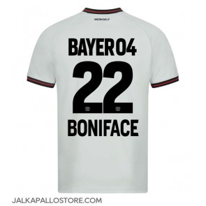 Bayer Leverkusen Victor Boniface #22 Vieraspaita 2023-24 Lyhythihainen